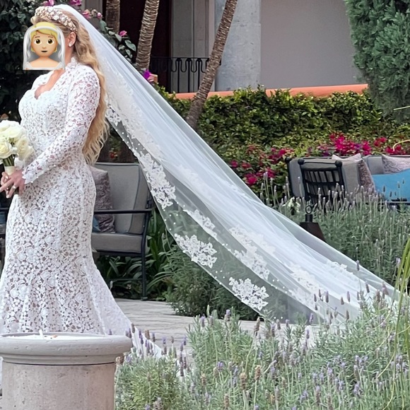 Custom-made handcrafted cathedral veil! - Picture 9 of 16